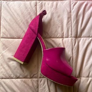 Berry Colored Heels